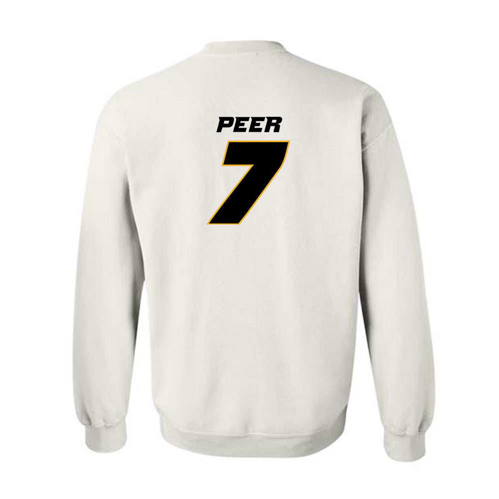 Missouri - NCAA Baseball : Kaden Peer - Replica Shersey Crewneck Sweatshirt-1