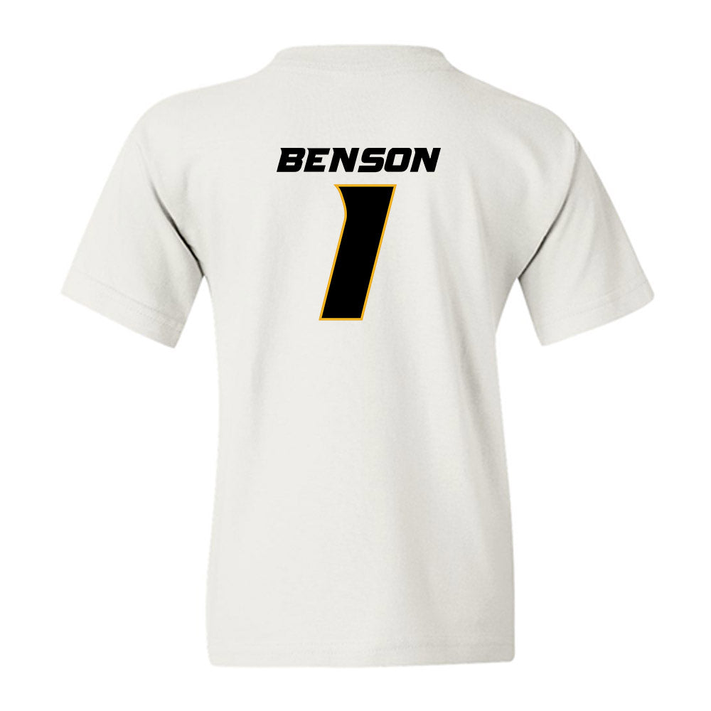 Missouri - NCAA Baseball : Cameron Benson - Replica Shersey Youth T-Shirt-1