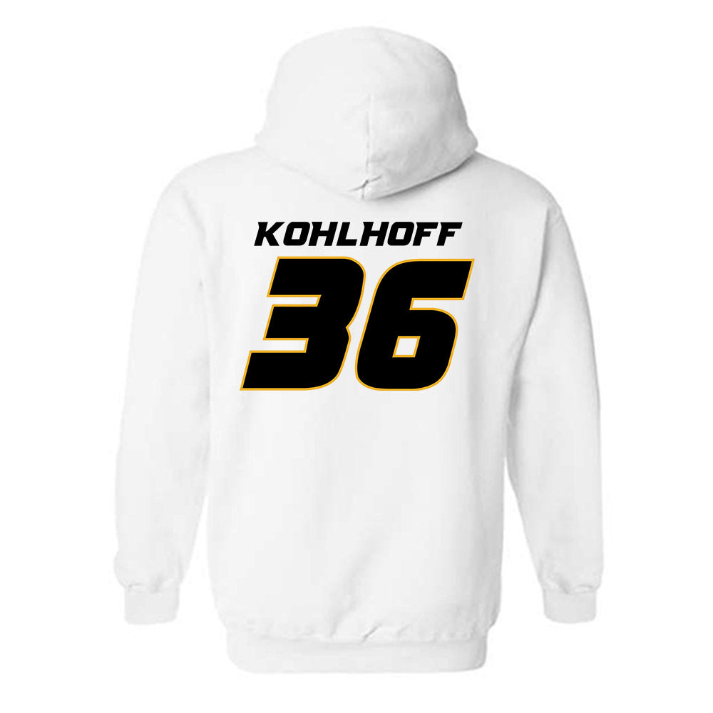 Missouri - NCAA Baseball : Keagen Kohlhoff - Replica Shersey Hooded Sweatshirt-1