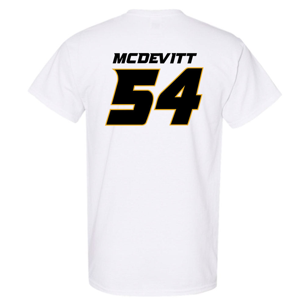 Missouri - NCAA Baseball : Josh McDevitt - Replica Shersey T-Shirt-1