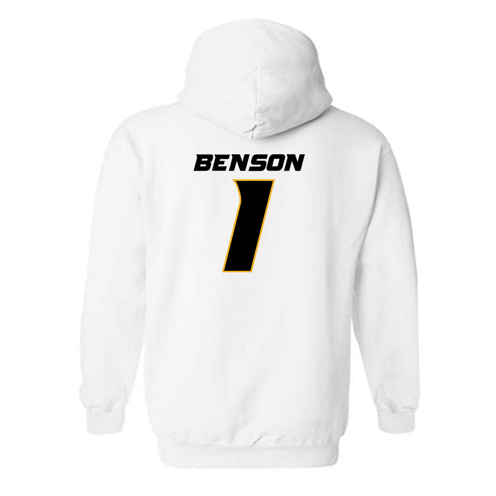 Missouri - NCAA Baseball : Cameron Benson - Replica Shersey Hooded Sweatshirt-1