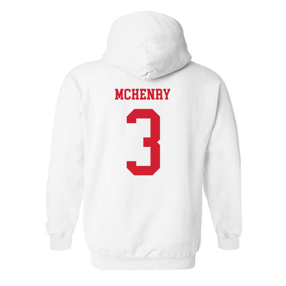 Utah - NCAA Men's Basketball : Don McHenry - Replica Shersey Hooded Sweatshirt-1