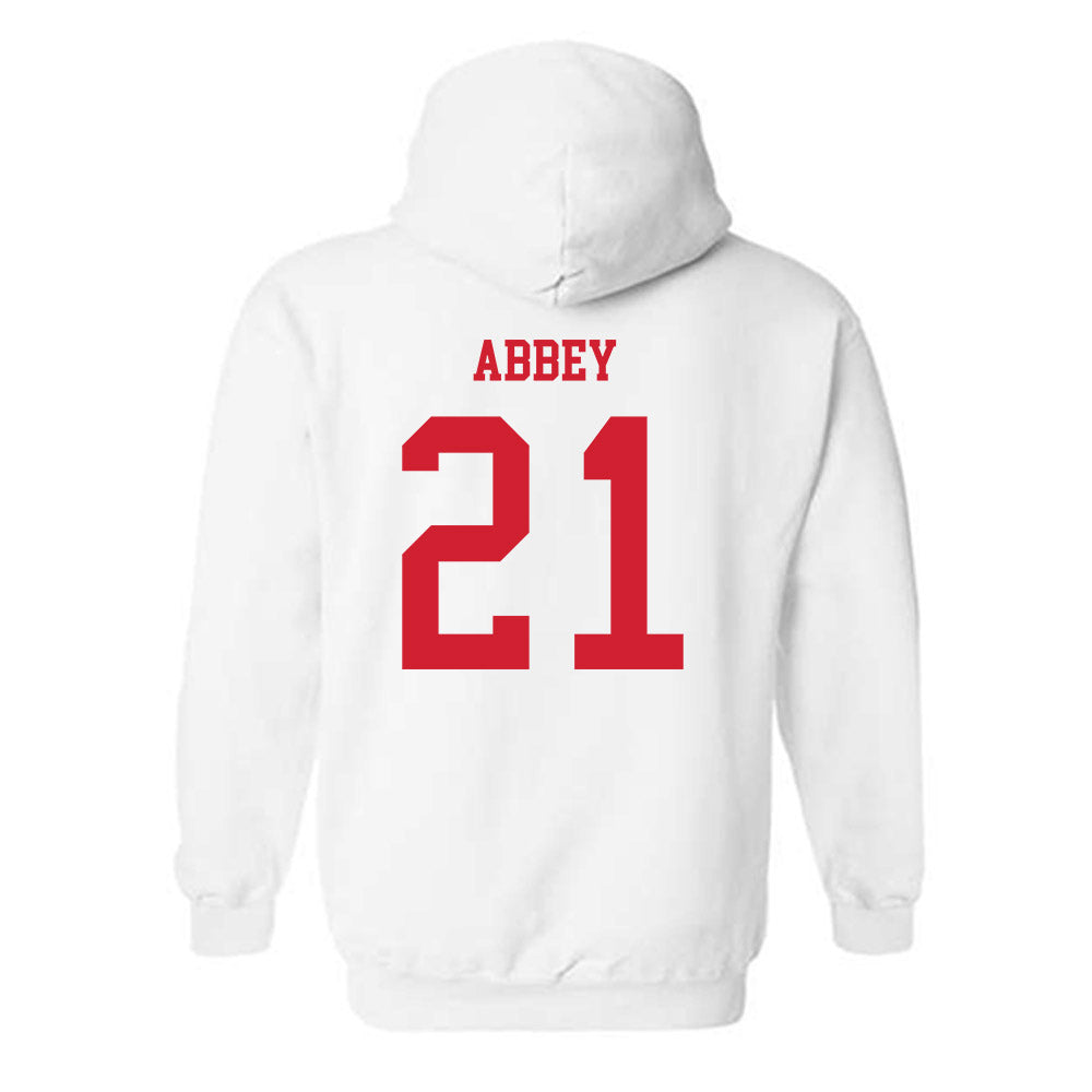 Utah - NCAA Men's Basketball : Obomate Abbey - Replica Shersey Hooded Sweatshirt-1