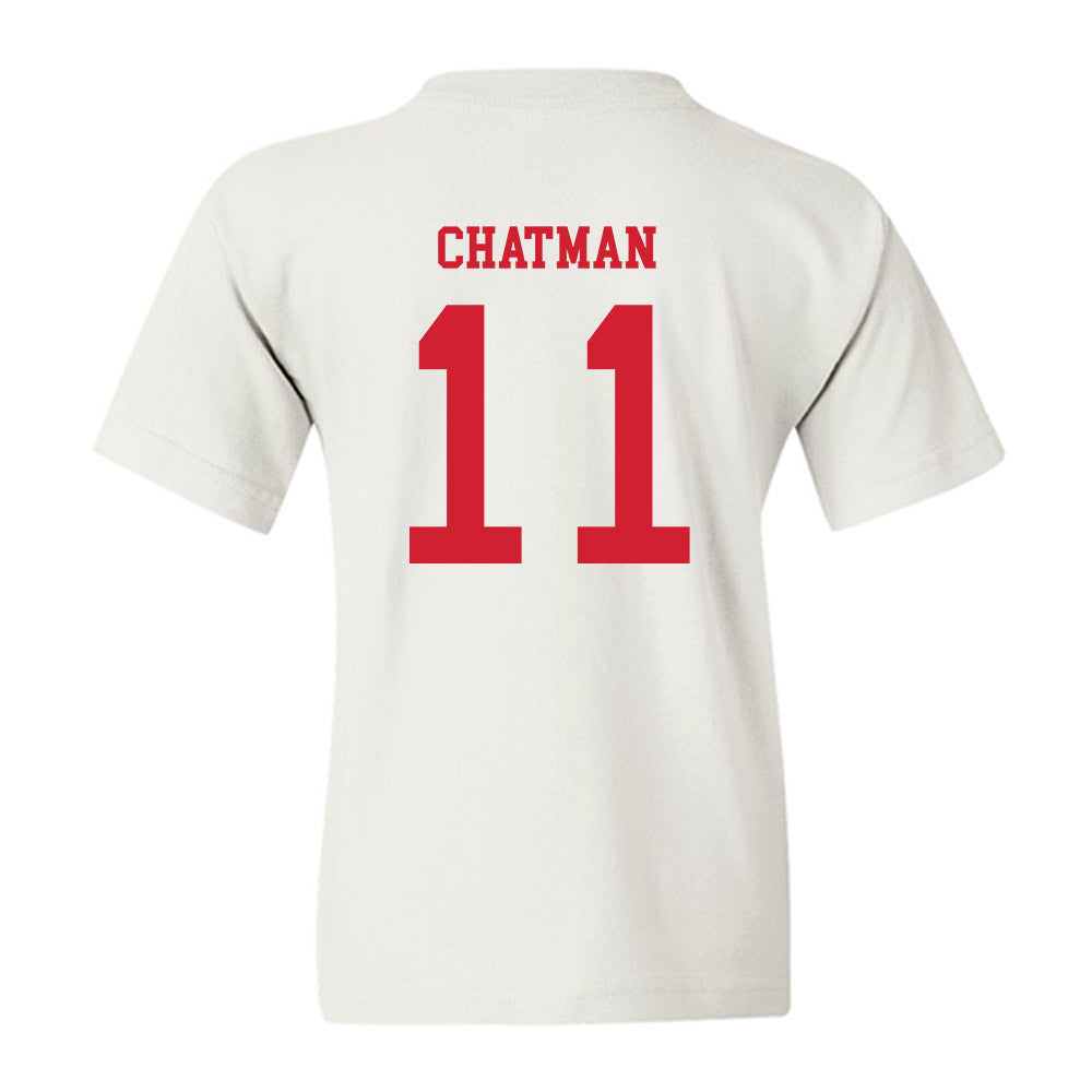 Utah - NCAA Men's Basketball : Taison Chatman - Replica Shersey Youth T-Shirt-1