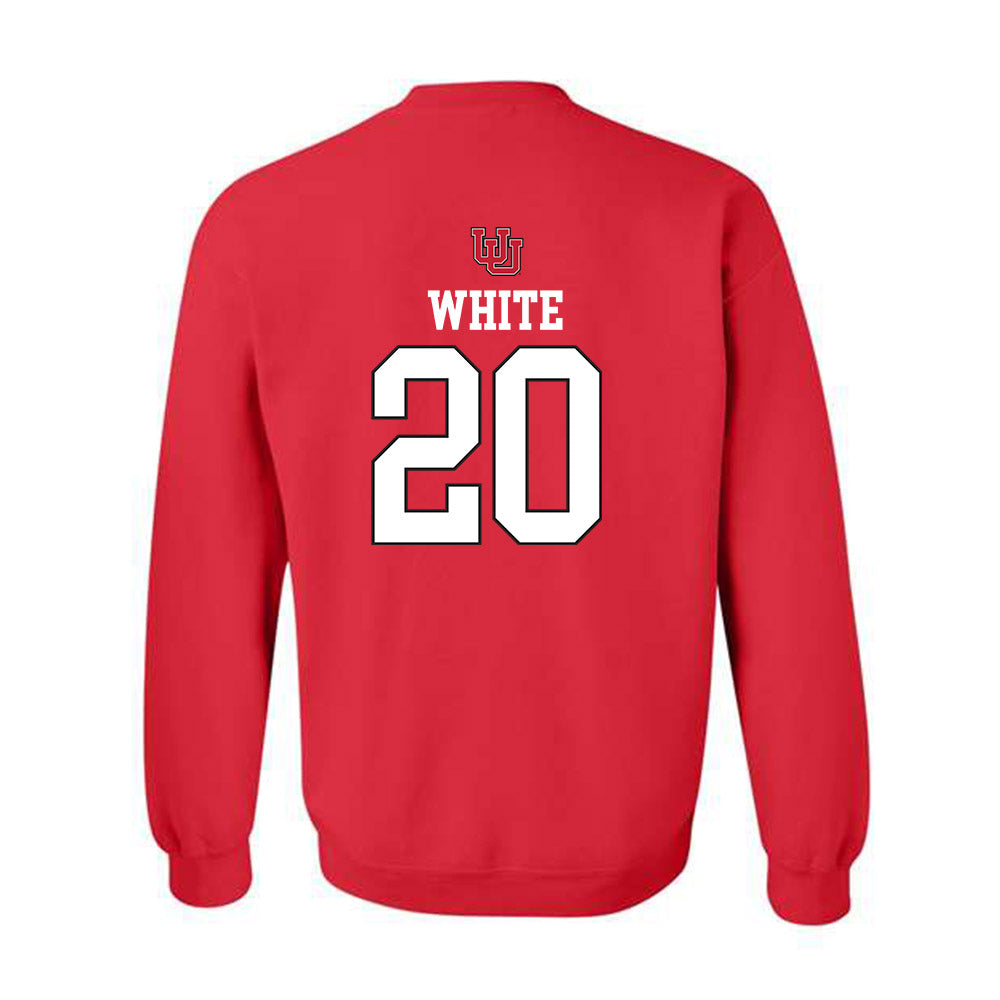 Utah - NCAA Women's Soccer : Sophie White - Replica Shersey Crewneck Sweatshirt-1