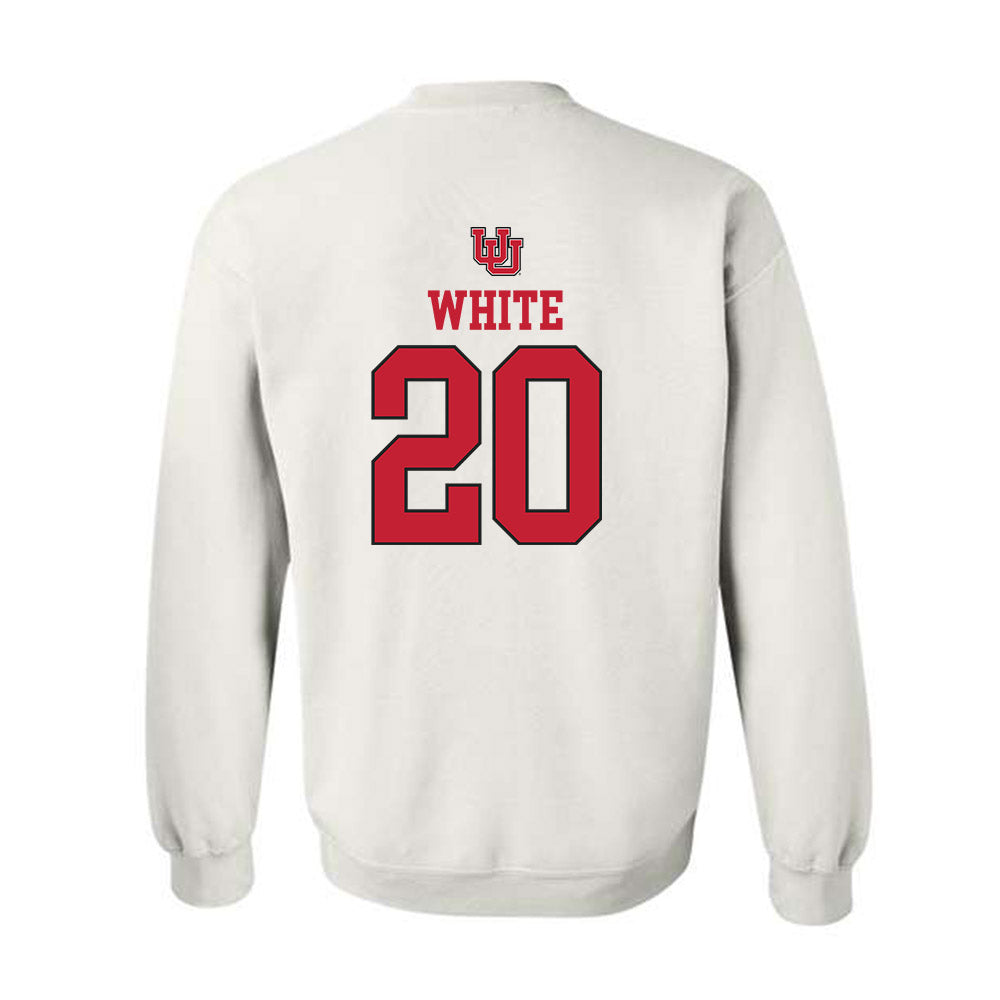 Utah - NCAA Women's Soccer : Sophie White - Replica Shersey Crewneck Sweatshirt-1