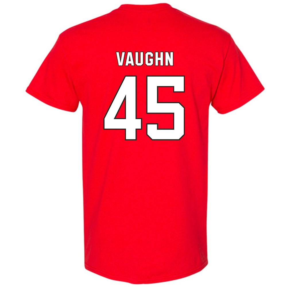 NC State - NCAA Football : Tex Vaughn - Replica Shersey T-Shirt-1