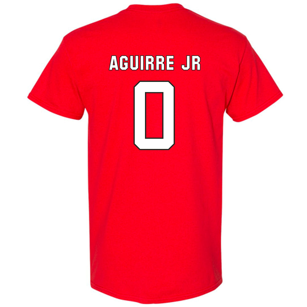 NC State - NCAA Football : Raul Aguirre JR - Replica Shersey T-Shirt-1