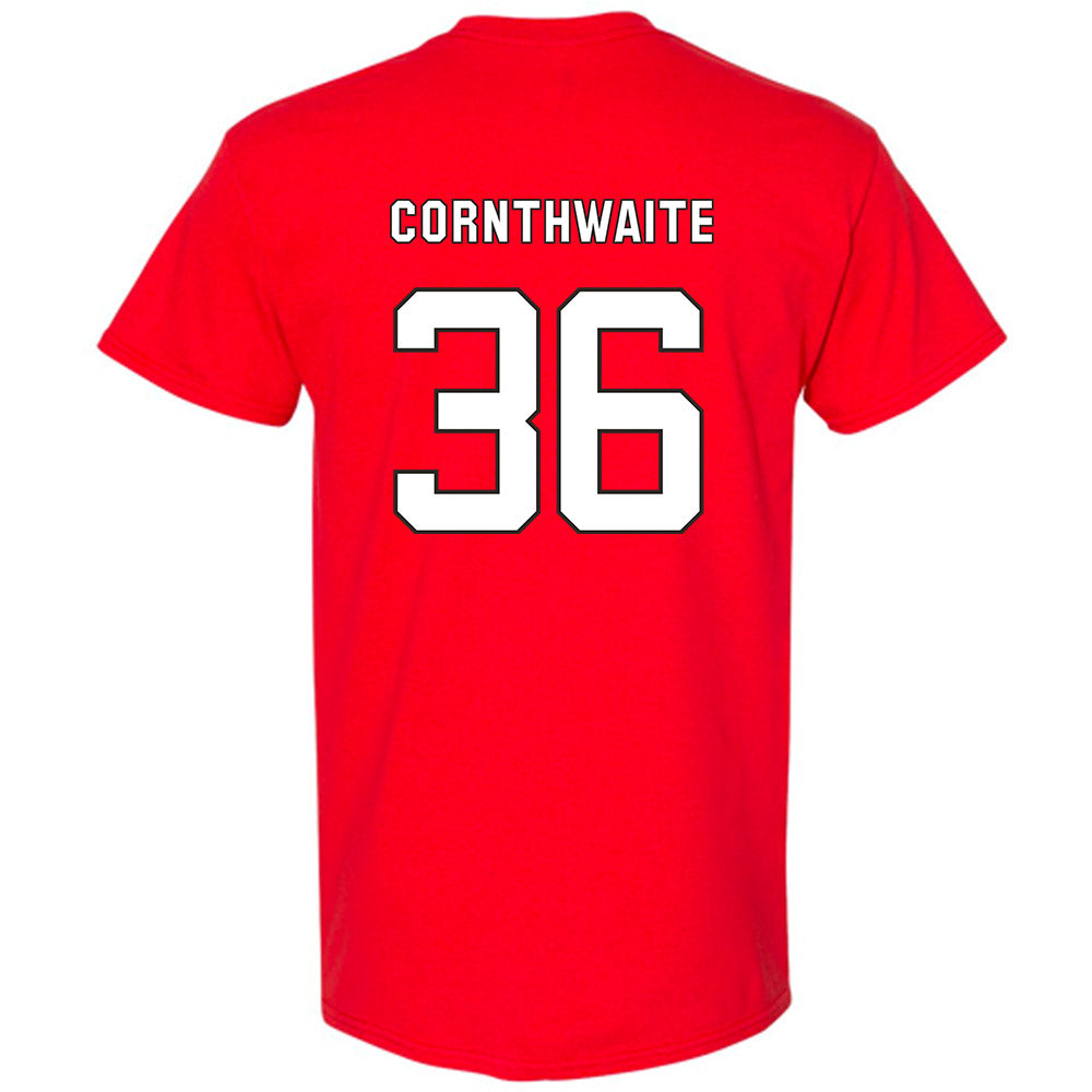 NC State - NCAA Football : Cameron Cornthwaite - Replica Shersey T-Shirt-1