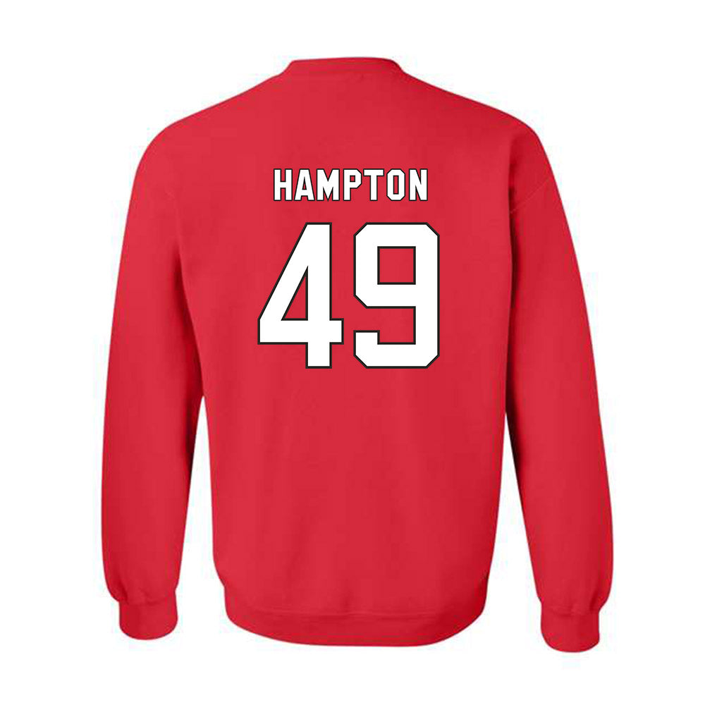 NC State - NCAA Football : Jailun Hampton - Replica Shersey Crewneck Sweatshirt-1