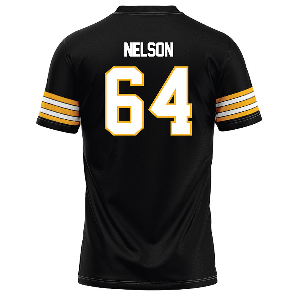 Towson - NCAA Football : Joden Nelson - Black Jersey-1