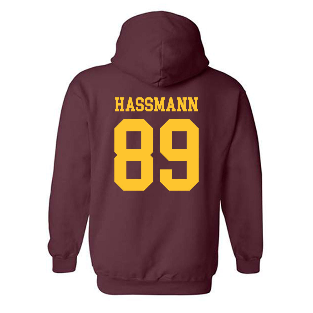 Arizona State - NCAA Football : Harry Hassmann - Classic Shersey Hooded Sweatshirt-1