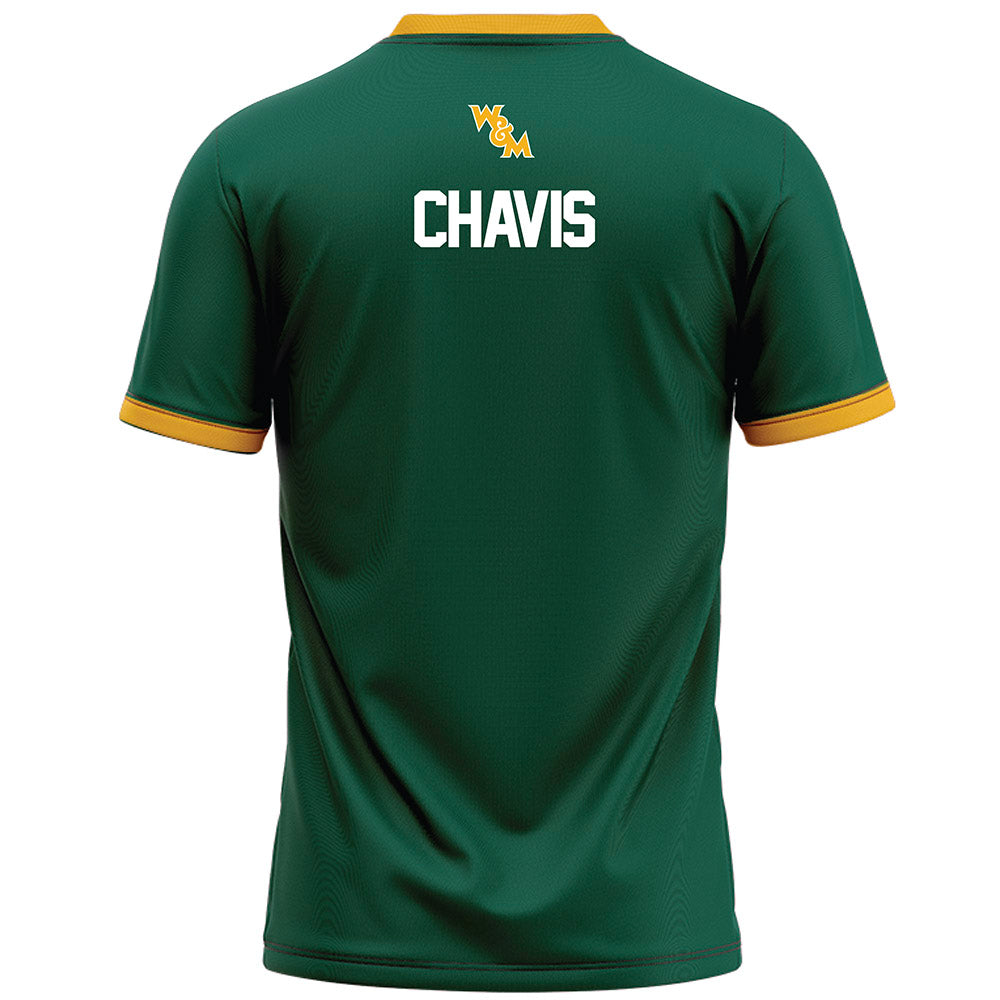 William & Mary - NCAA Football : Jahkei Chavis - Green Football Jersey-1