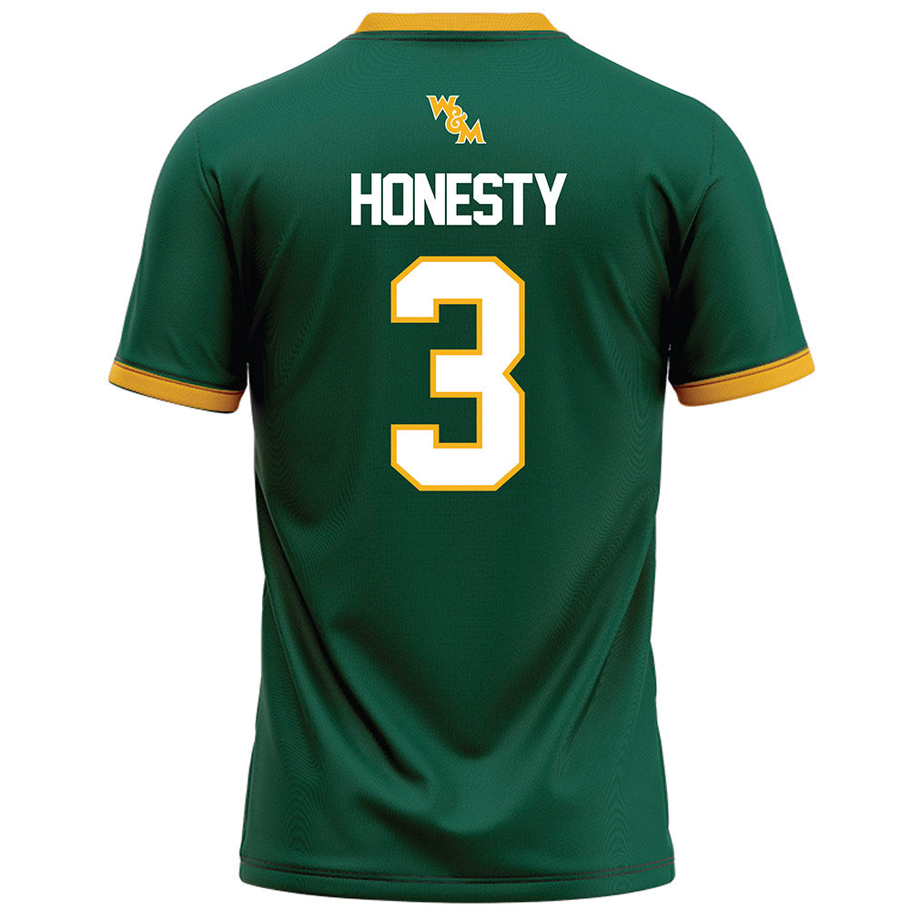 William & Mary - NCAA Football : Alfred Honesty - Green Football Jersey-1