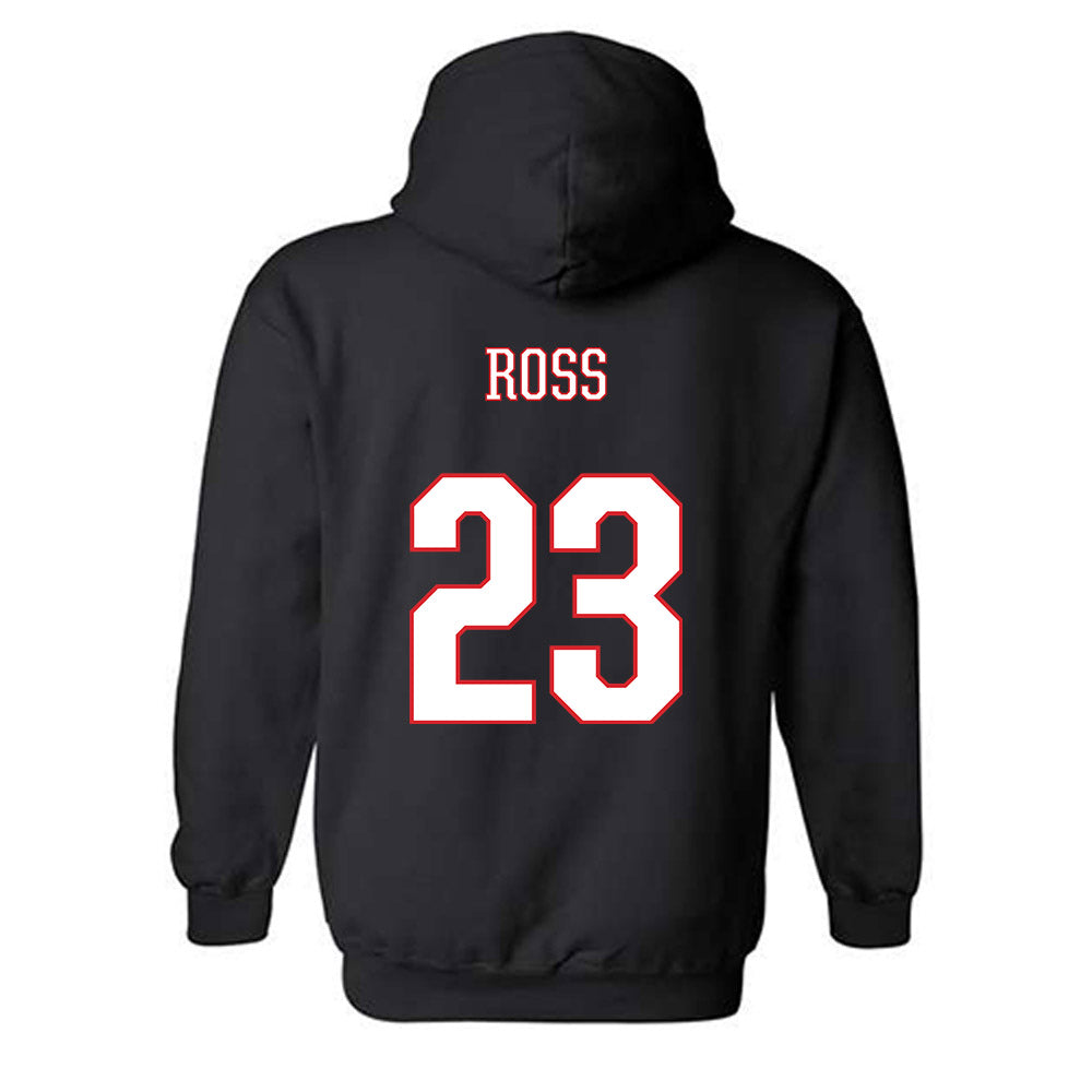 UConn - NCAA Men's Basketball : Jayden Ross - Hooded Sweatshirt Classic Shersey