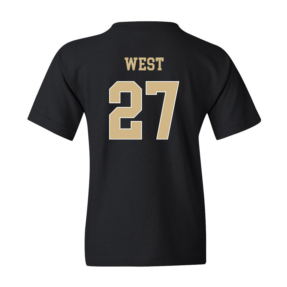 Wake Forest - NCAA Football : Travon West - Black Classic Shersey Youth T-Shirt