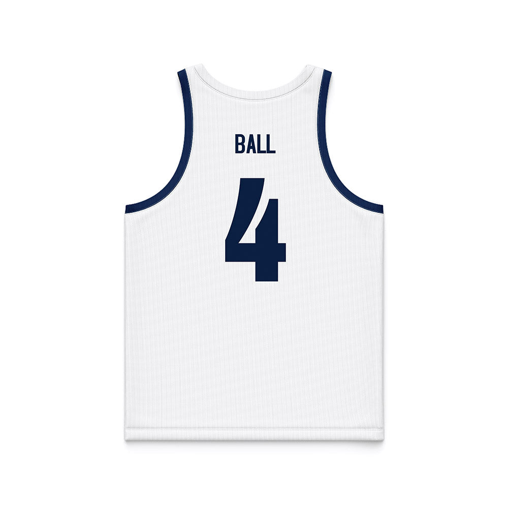 Monmouth - NCAA Men's Basketball : Andrew Ball - White Jersey