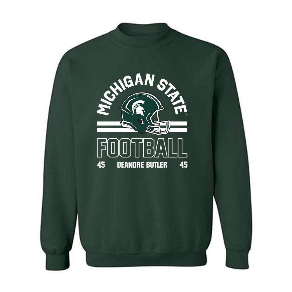 Michigan State - NCAA Football : Deandre Butler - Classic Fashion Shersey Sweatshirt