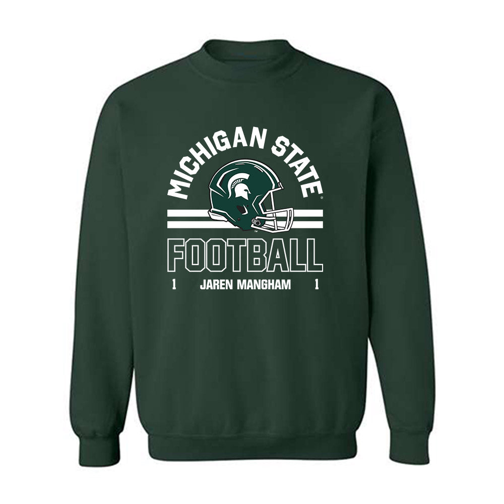 Michigan State - NCAA Football : Jaren Mangham - Classic Fashion Shersey Sweatshirt