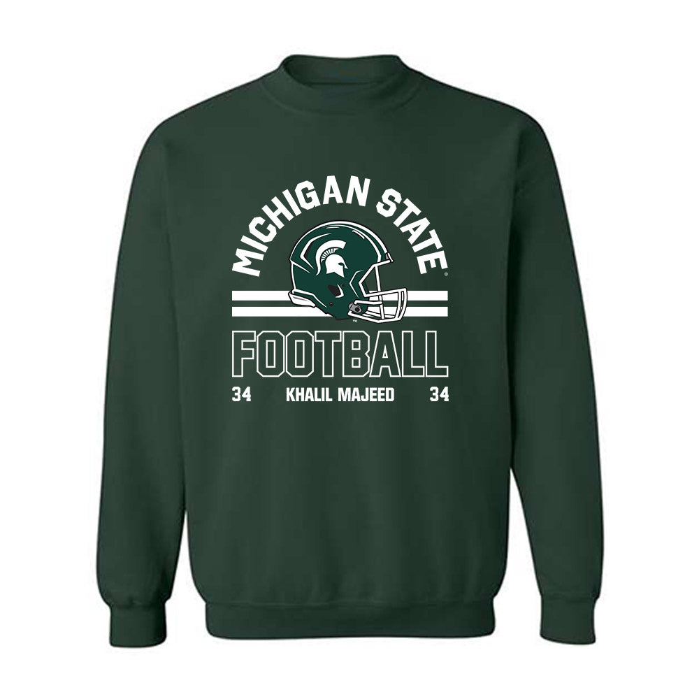Michigan State - NCAA Football : Khalil Majeed - Classic Fashion Shersey Sweatshirt