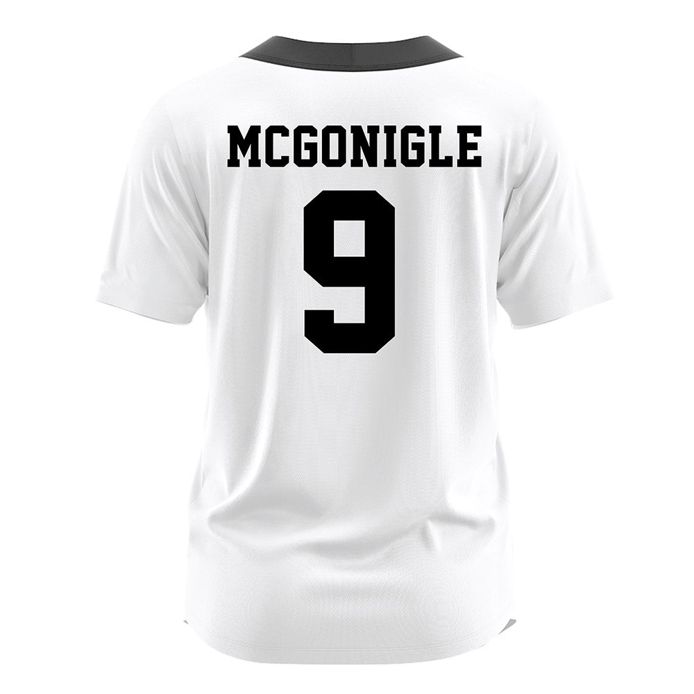 Fairfield - NCAA Softball : Quinn Mcgonigle - Baseball Jersey White