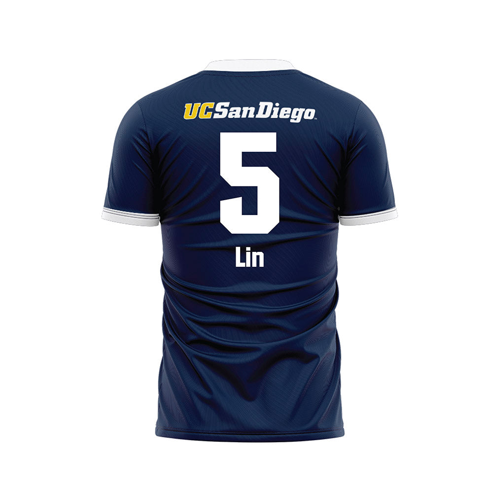 UCSD - NCAA Men's Soccer : Matthew Lin - Soccer Jersey