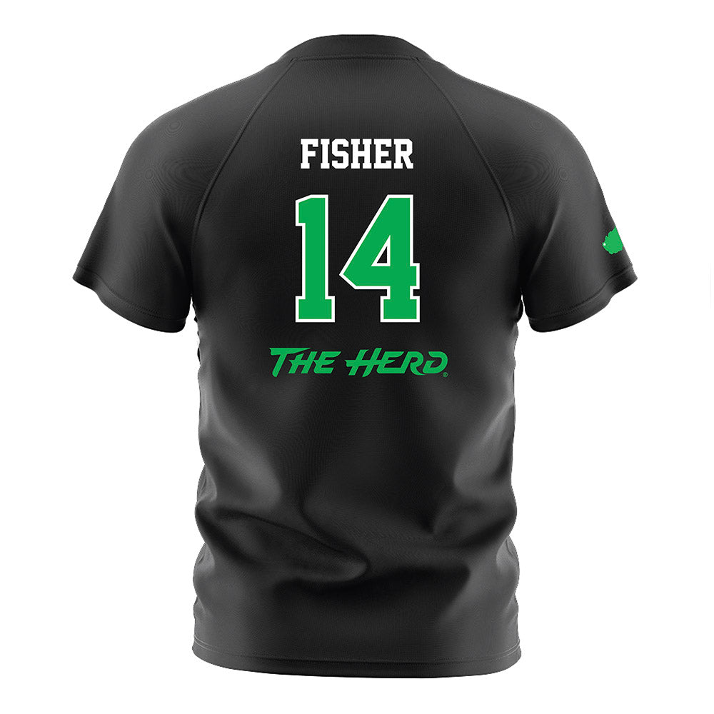 Marshall - NCAA Women's Soccer : Bailey Fisher - Black Soccer Jersey