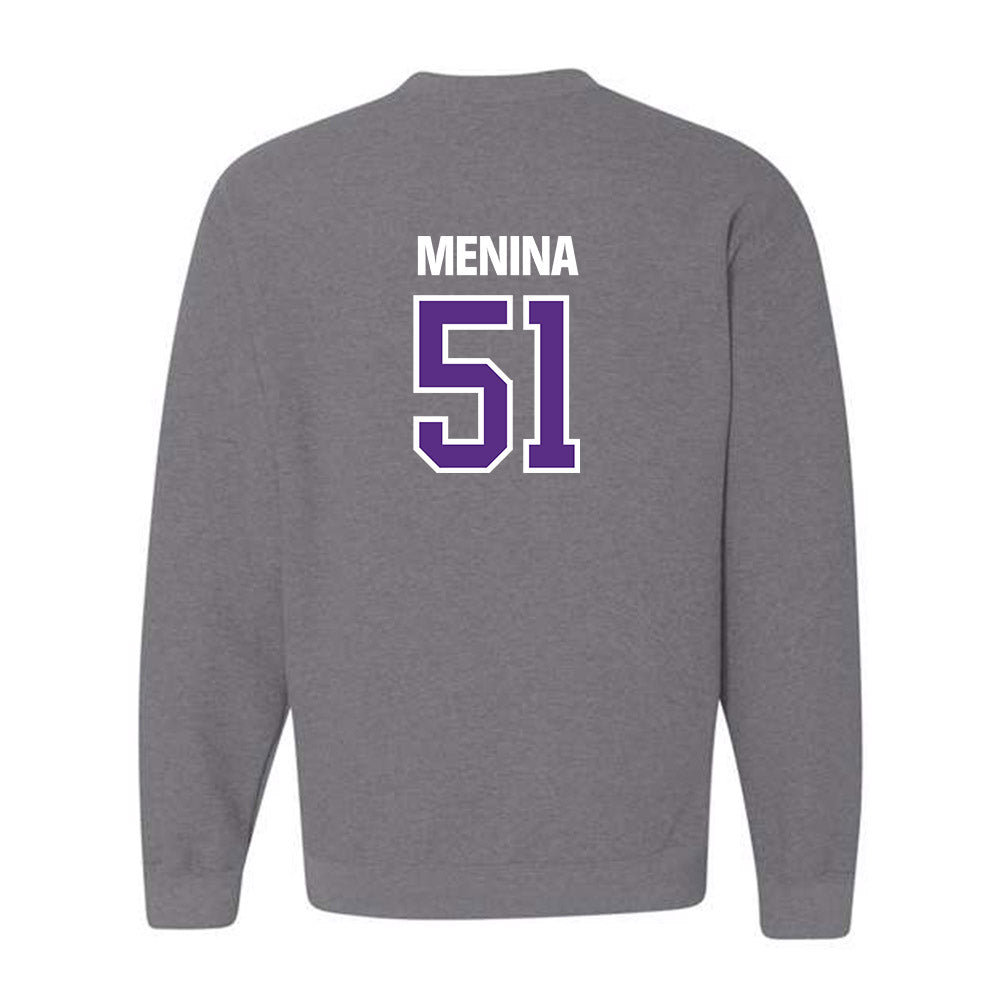 North Alabama - NCAA Baseball : Caleb Menina - Crewneck Sweatshirt Classic Shersey