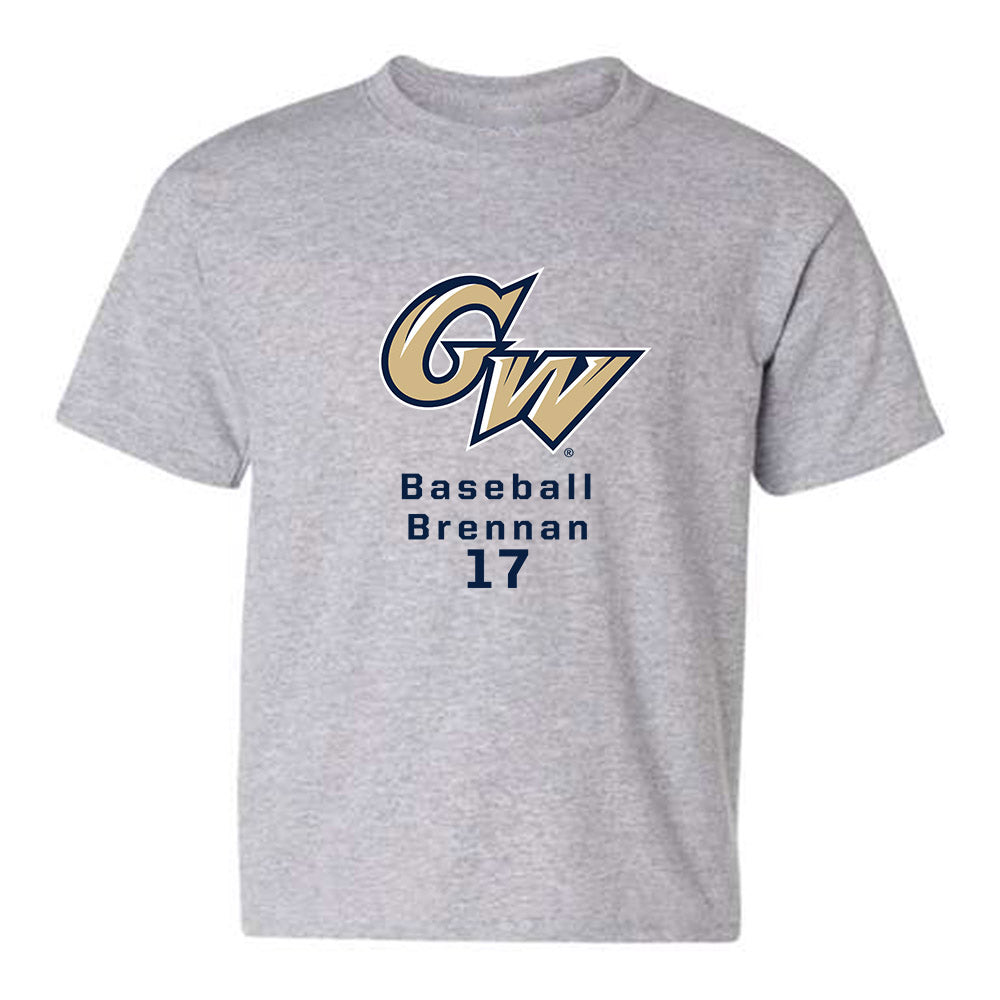 GWU - NCAA Baseball : Teddy Brennan - Youth T-Shirt Classic Fashion Shersey