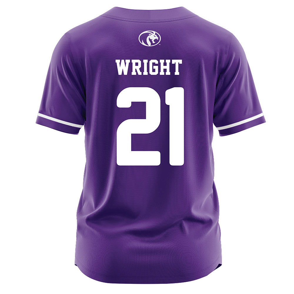 North Alabama - NCAA Softball : Emma Kate Wright - Baseball Jersey