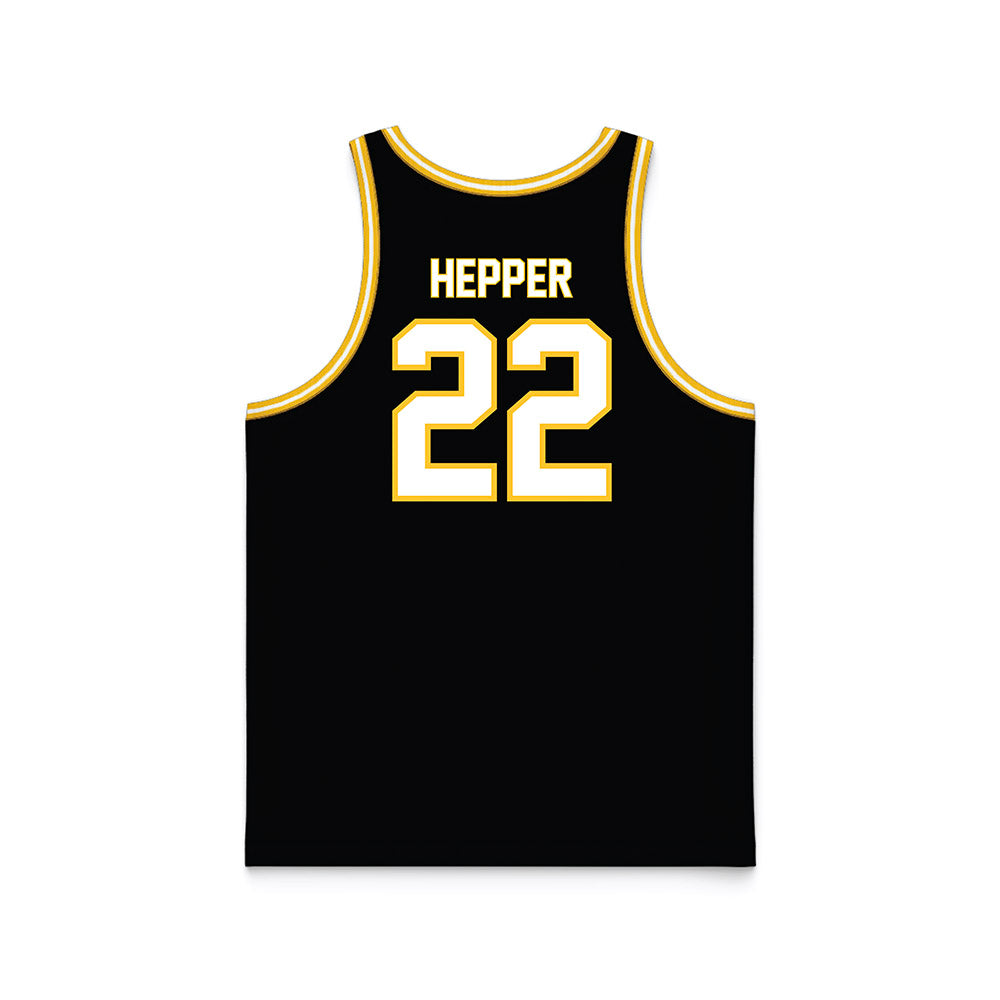 PLU - NCAA Men's Basketball : Mack Hepper - Basketball Jersey Black