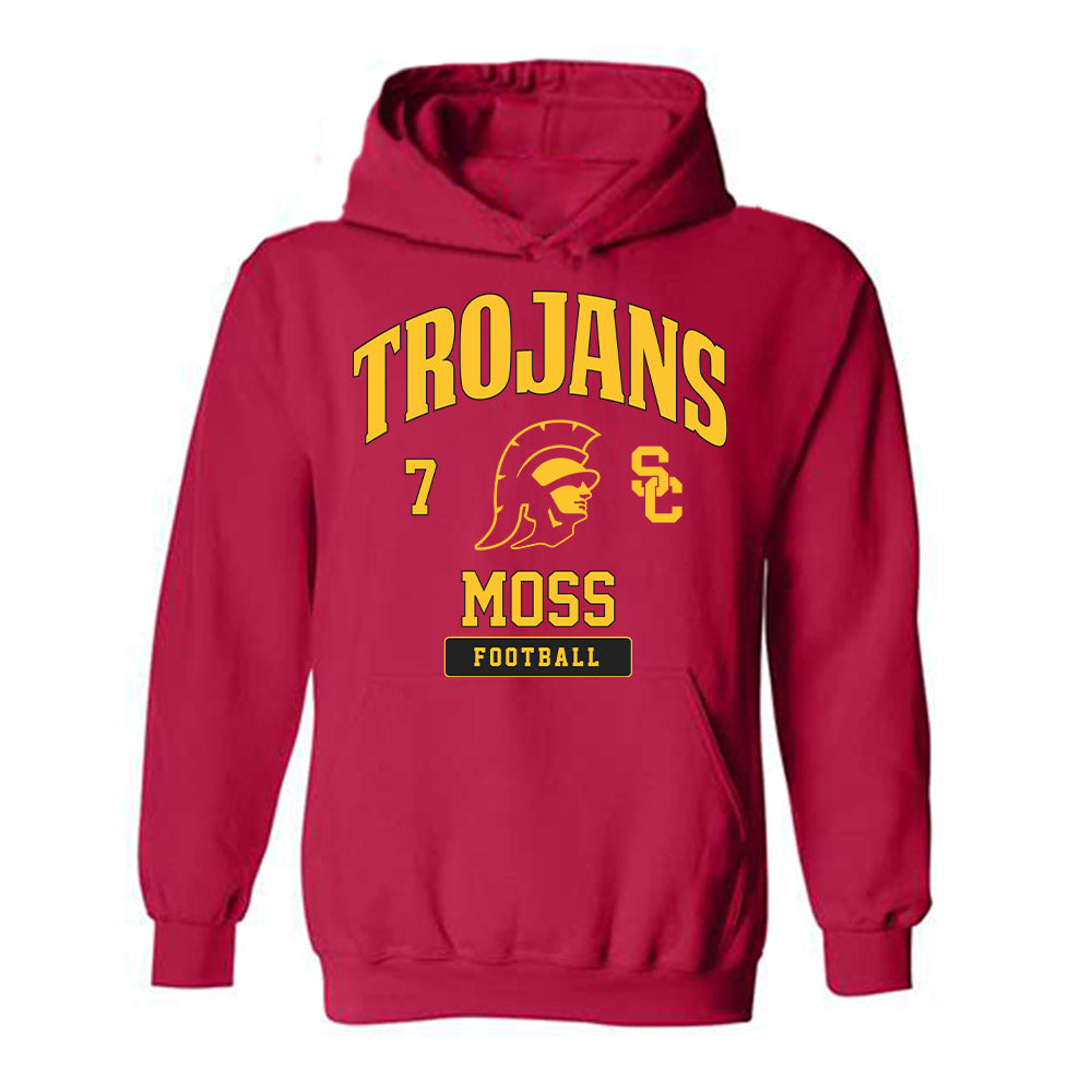 USC - NCAA Football : Miller Moss - Hooded Sweatshirt Classic Fashion Shersey