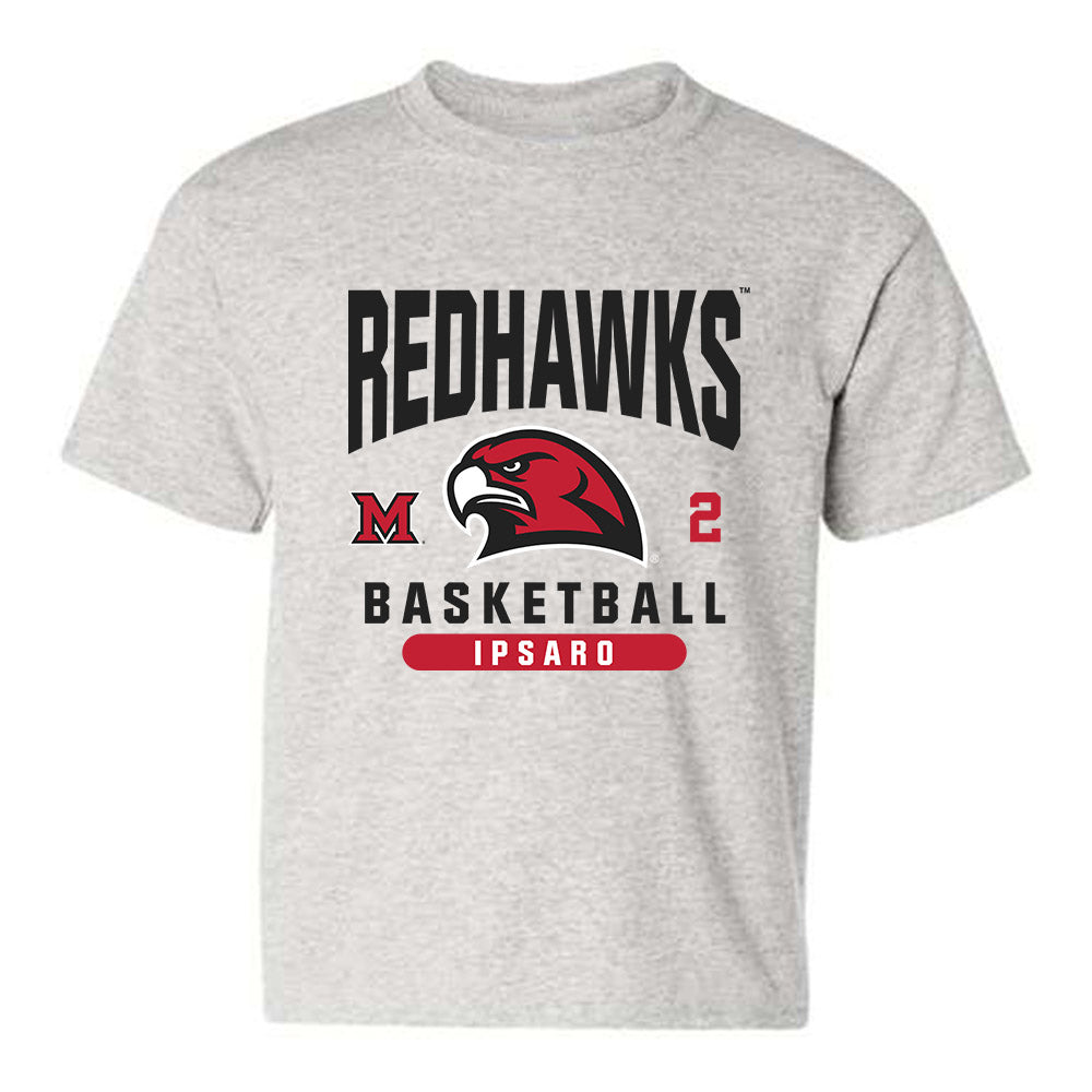 Miami of Ohio - NCAA Men's Basketball : Evan Ipsaro - Youth T-Shirt Classic Fashion Shersey