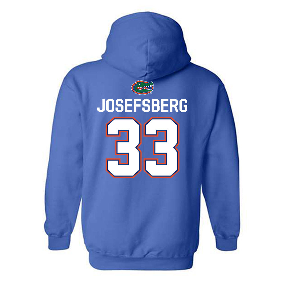 Florida - NCAA Men's Basketball : Cooper Josefsberg - Hooded Sweatshirt Sports Shersey