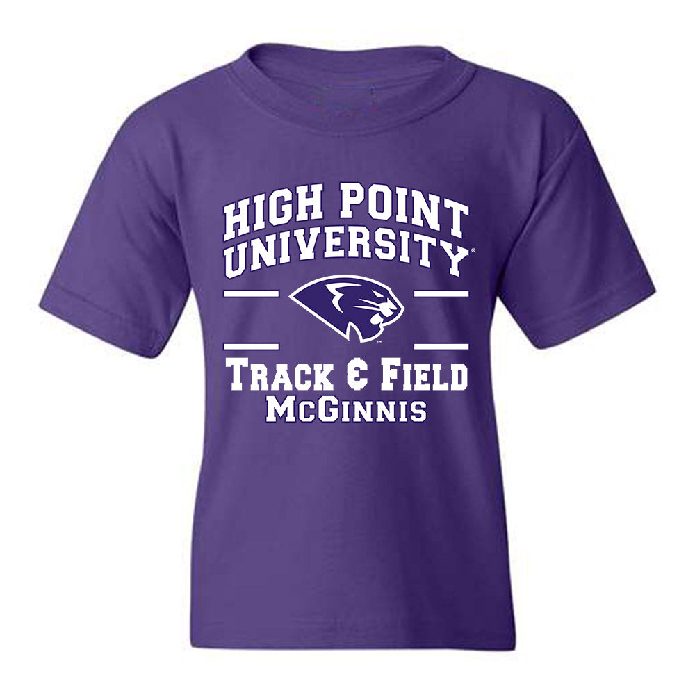 High Point - NCAA Men's Track & Field : Isaac McGinnis - Youth T-Shirt Classic Fashion Shersey