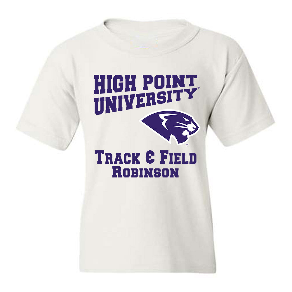 High Point - NCAA Men's Track & Field : A'lajuwan Robinson - Youth T-Shirt Classic Fashion Shersey