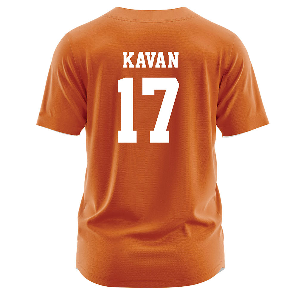 Texas - NCAA Softball : Teagan Kavan - Softball Jersey Orange
