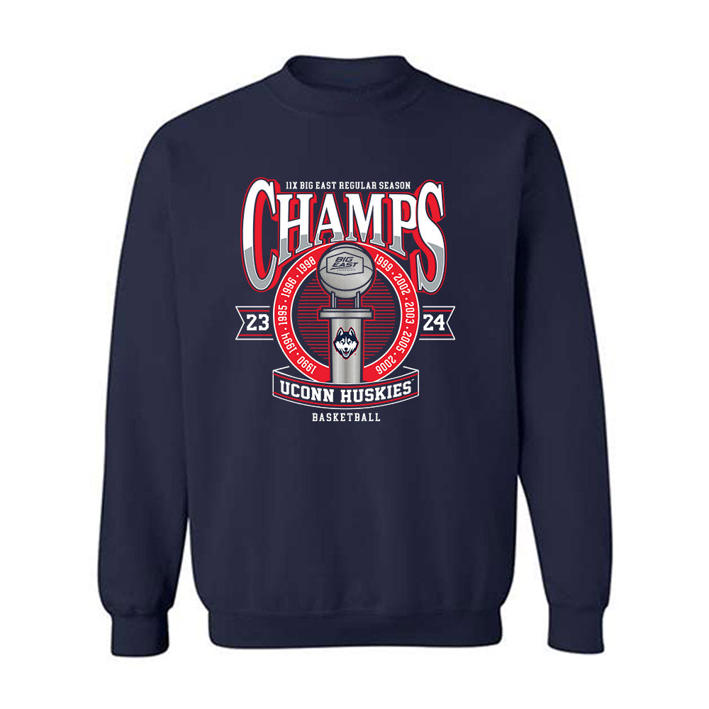 UConn - NCAA Men's Basketball : Big East Champs - Crewneck Sweatshirt Generic Shersey