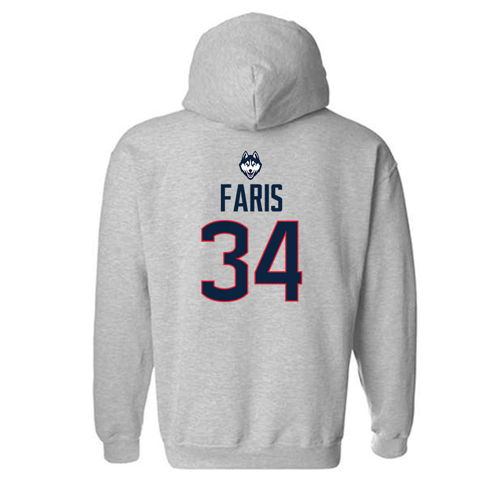 UConn - Women's Basketball Legends : Kelly Faris - Hooded Sweatshirt Classic Shersey