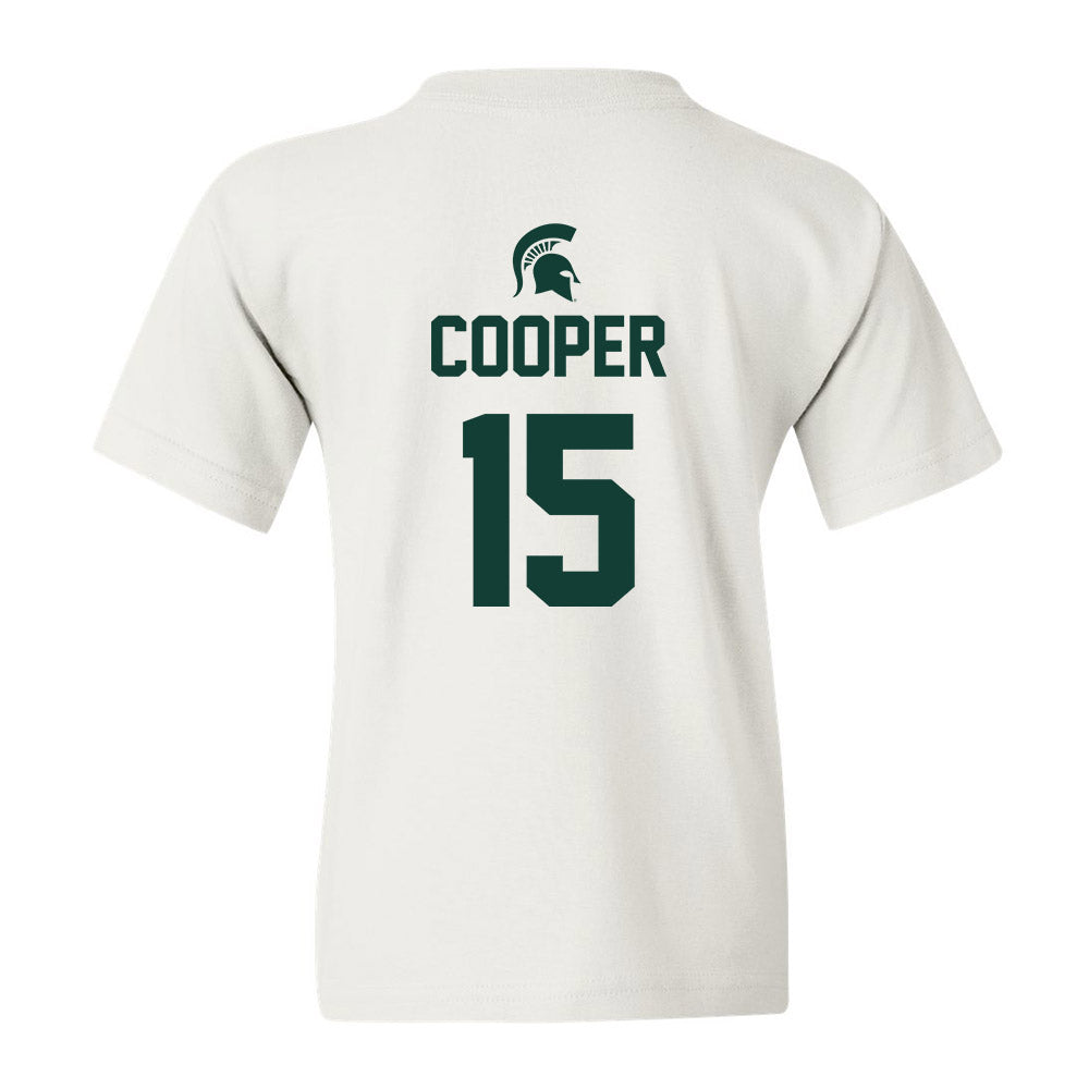 Michigan State - NCAA Men's Basketball : Carson Cooper - Youth T-Shirt Sports Shersey