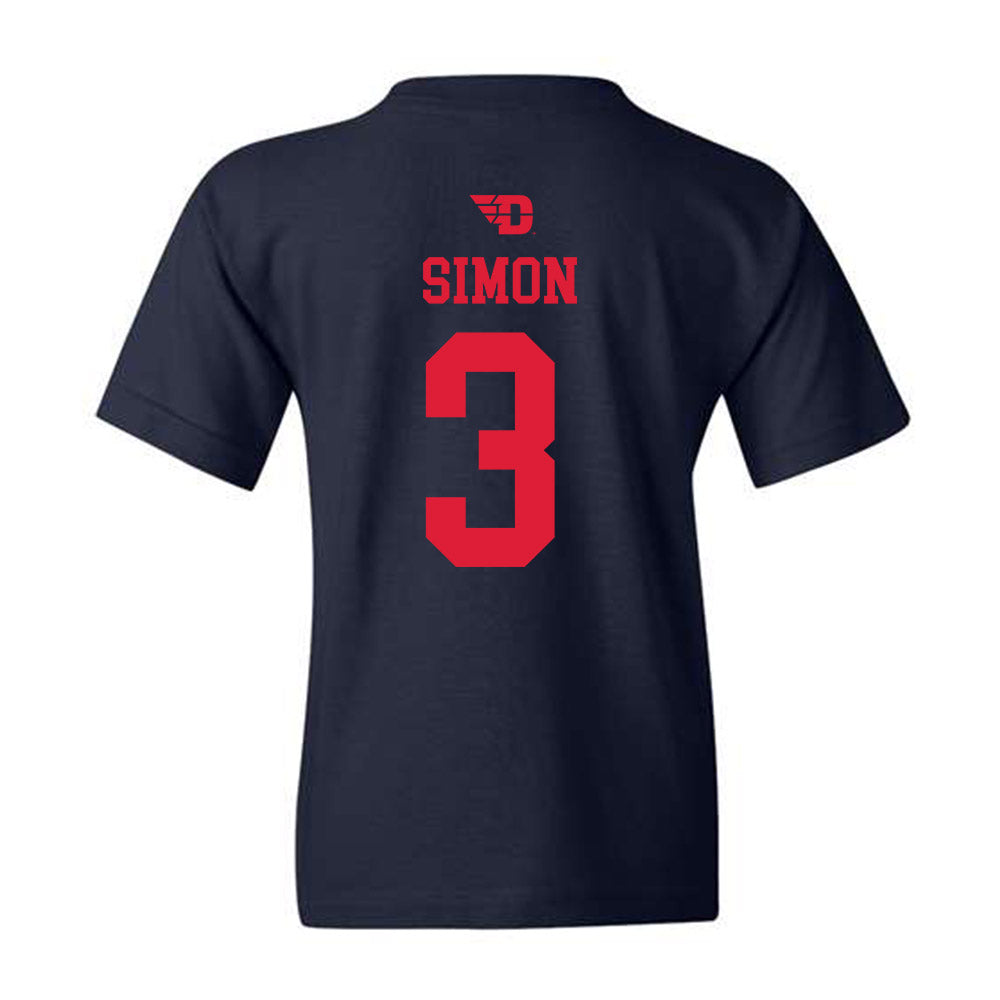 Dayton - NCAA Men's Basketball : Jaiun Simon - Youth T-Shirt Sports Shersey