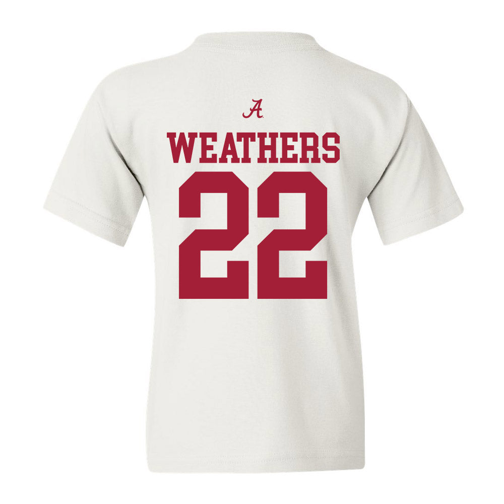 Alabama - NCAA Women's Basketball : Karly Weathers - Youth T-Shirt Classic Shersey