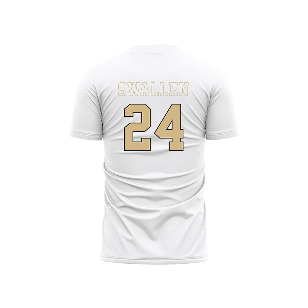 Wake Forest - NCAA Men's Soccer : Jacob Swallen Pattern White Jersey