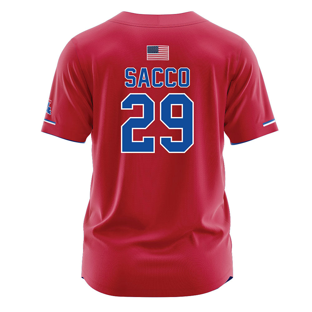 LA Tech - NCAA Softball : Sierra Sacco - Baseball Jersey