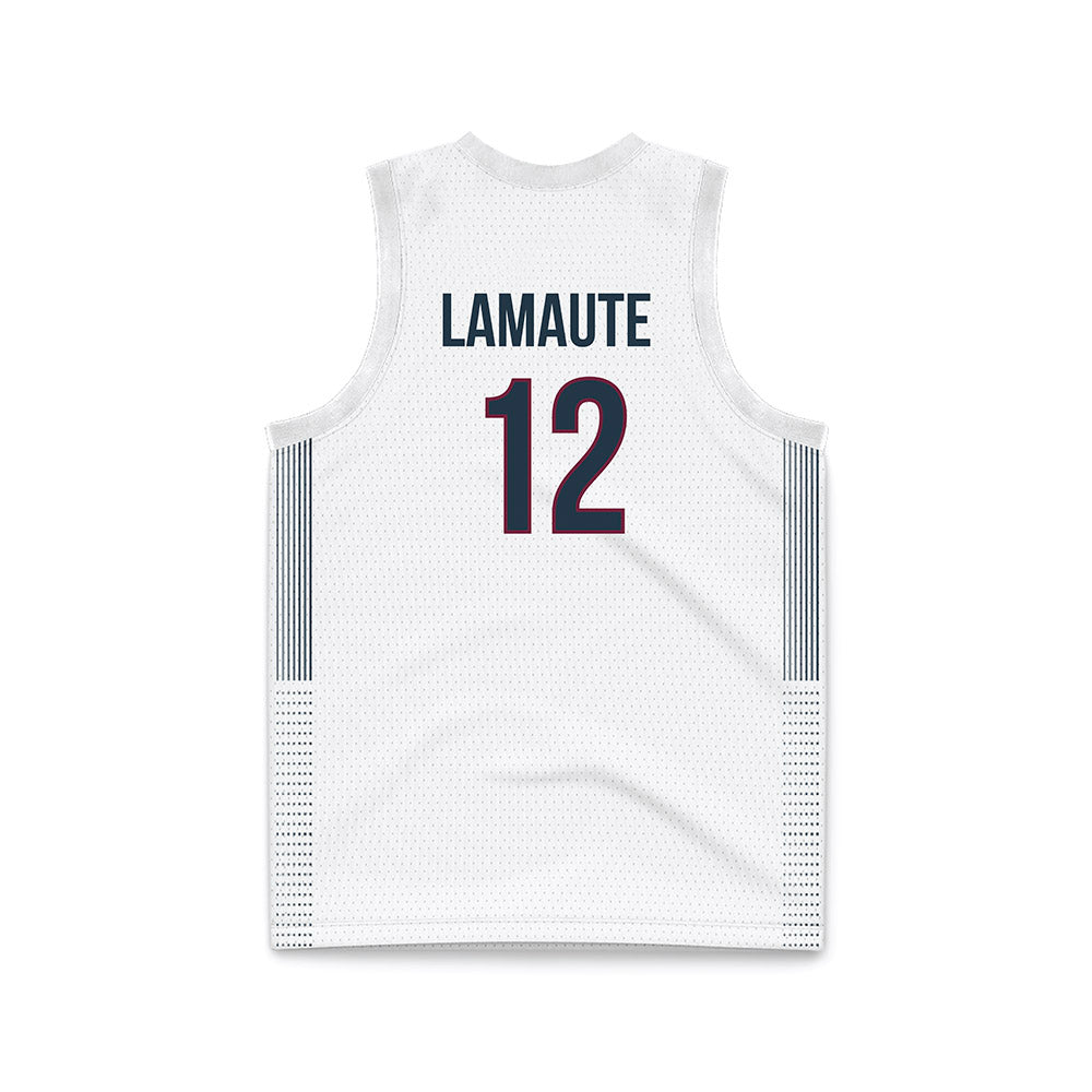 FDU - NCAA Men's Basketball : Sebastien Lamaute White Jersey