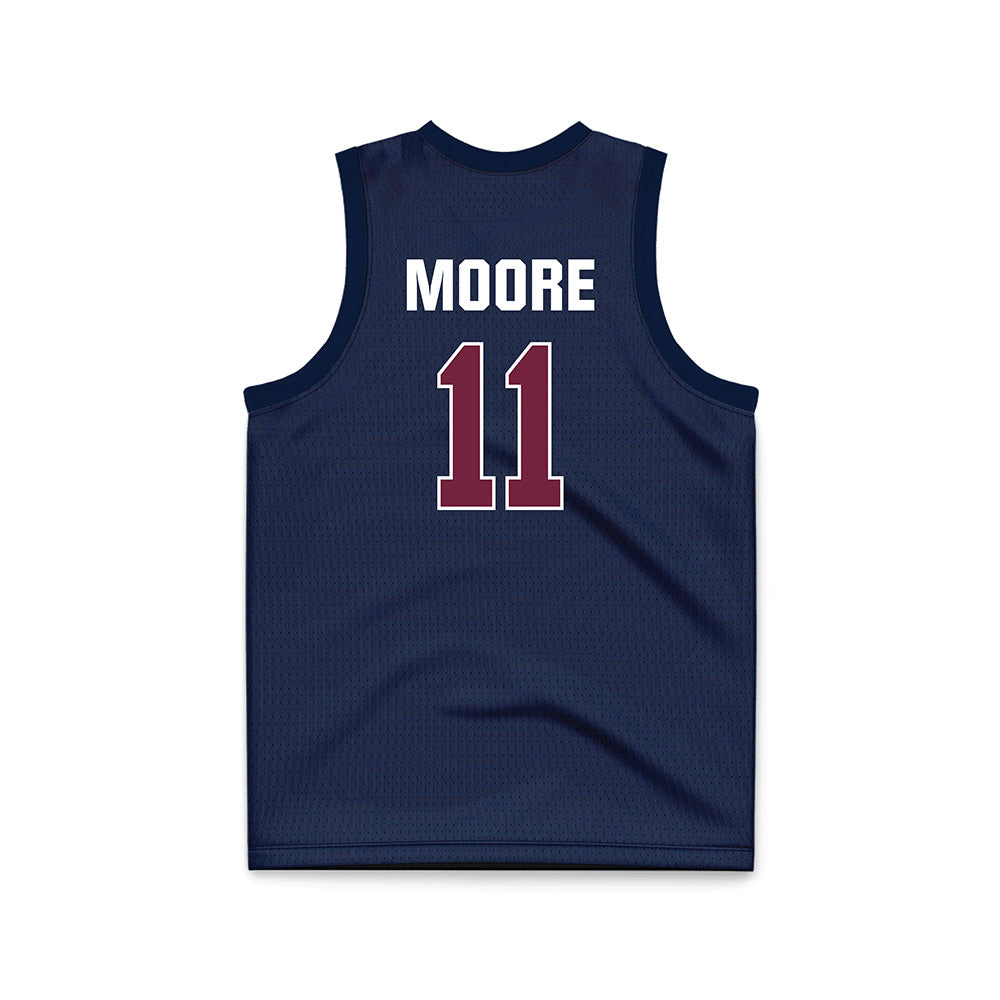 FDU - NCAA Men's Basketball : Sean Moore Fairleigh Blue Jersey