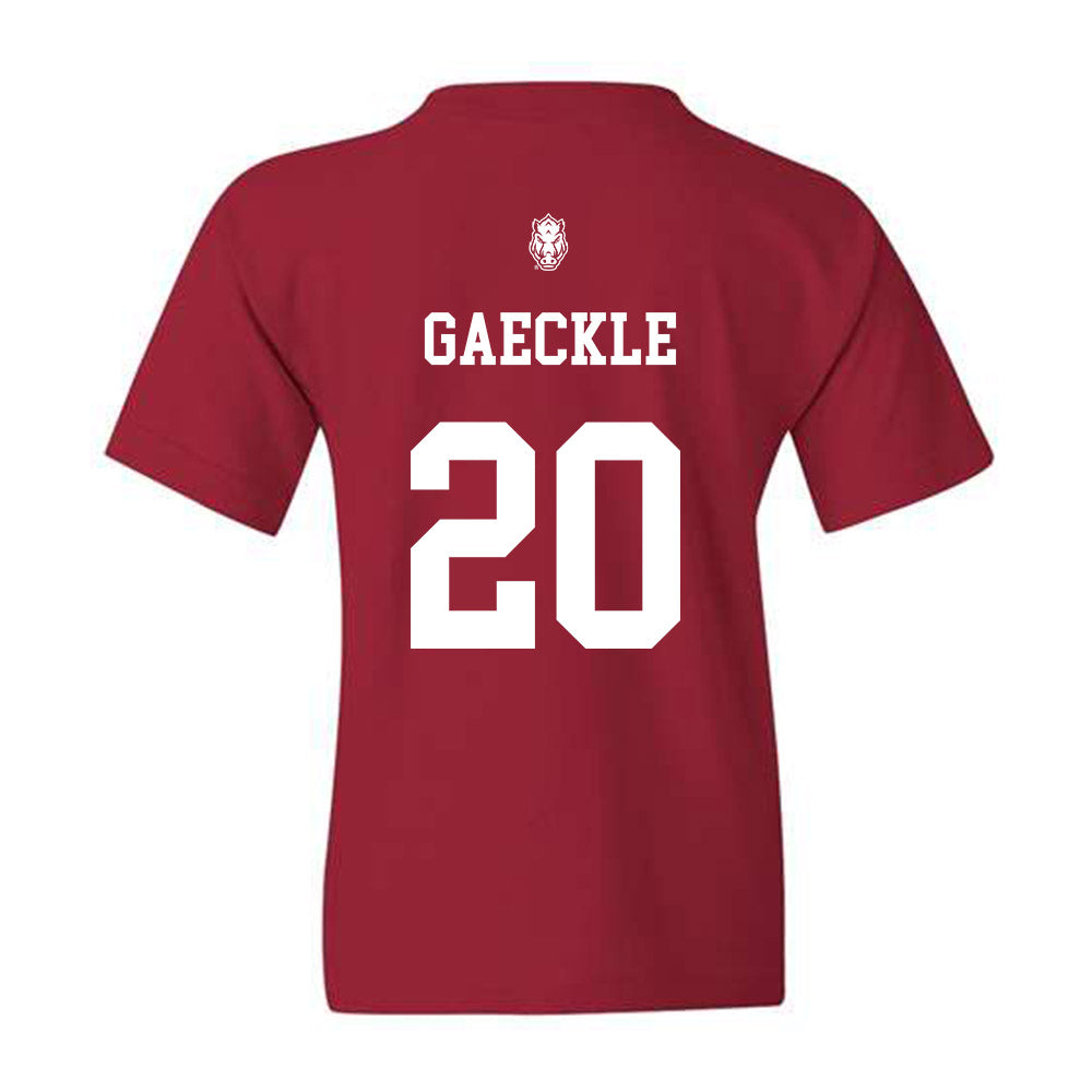 Arkansas - NCAA Baseball : Gabe Gaeckle - Youth T-Shirt Classic Shersey