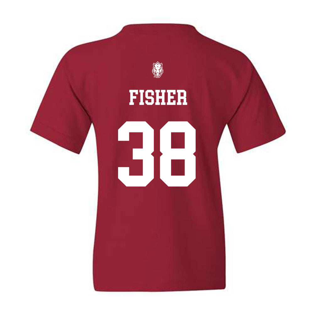 Arkansas - NCAA Baseball : Colin Fisher - Youth T-Shirt Classic Shersey