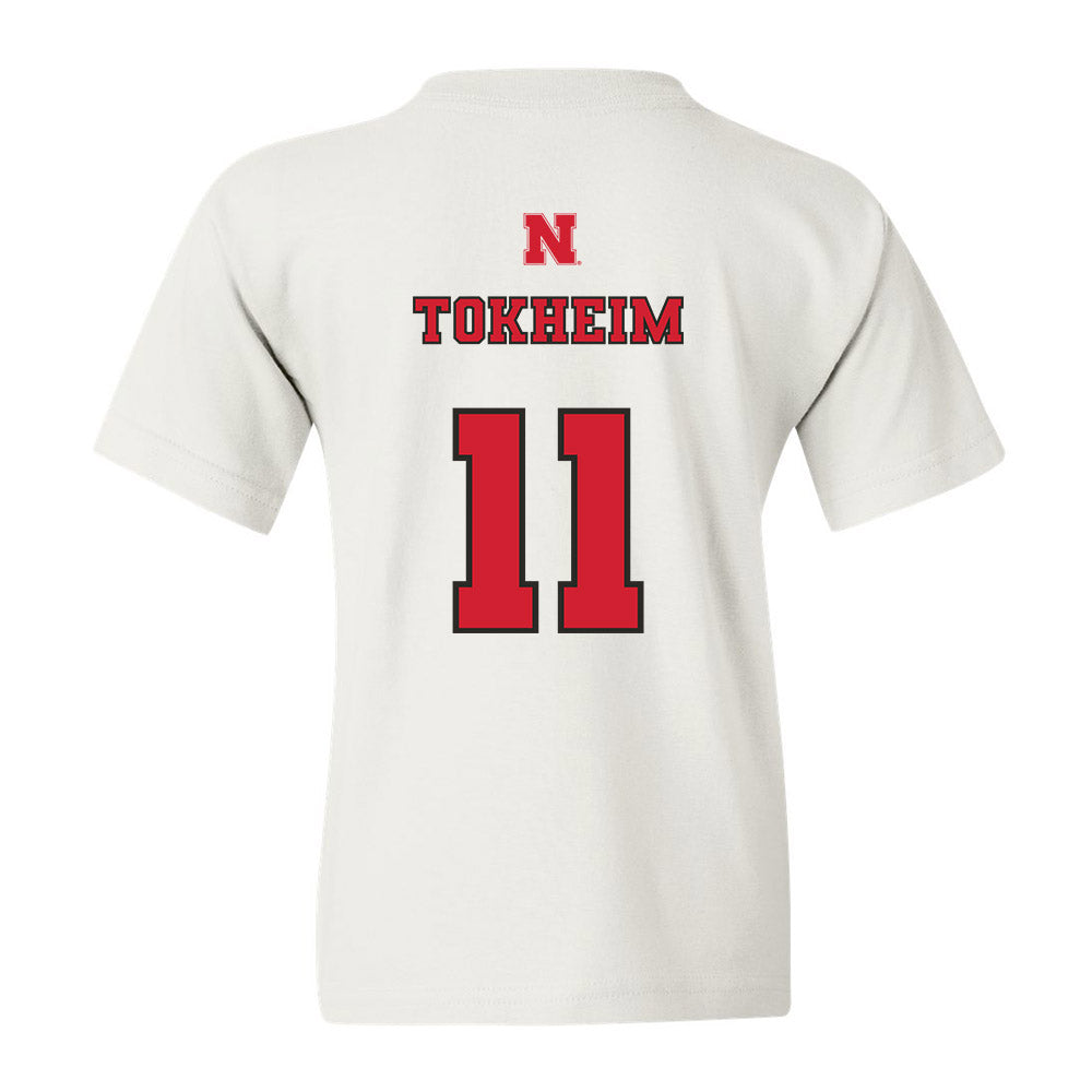 Nebraska - NCAA Softball : Talia Tokheim - Youth T-Shirt Sports Shersey