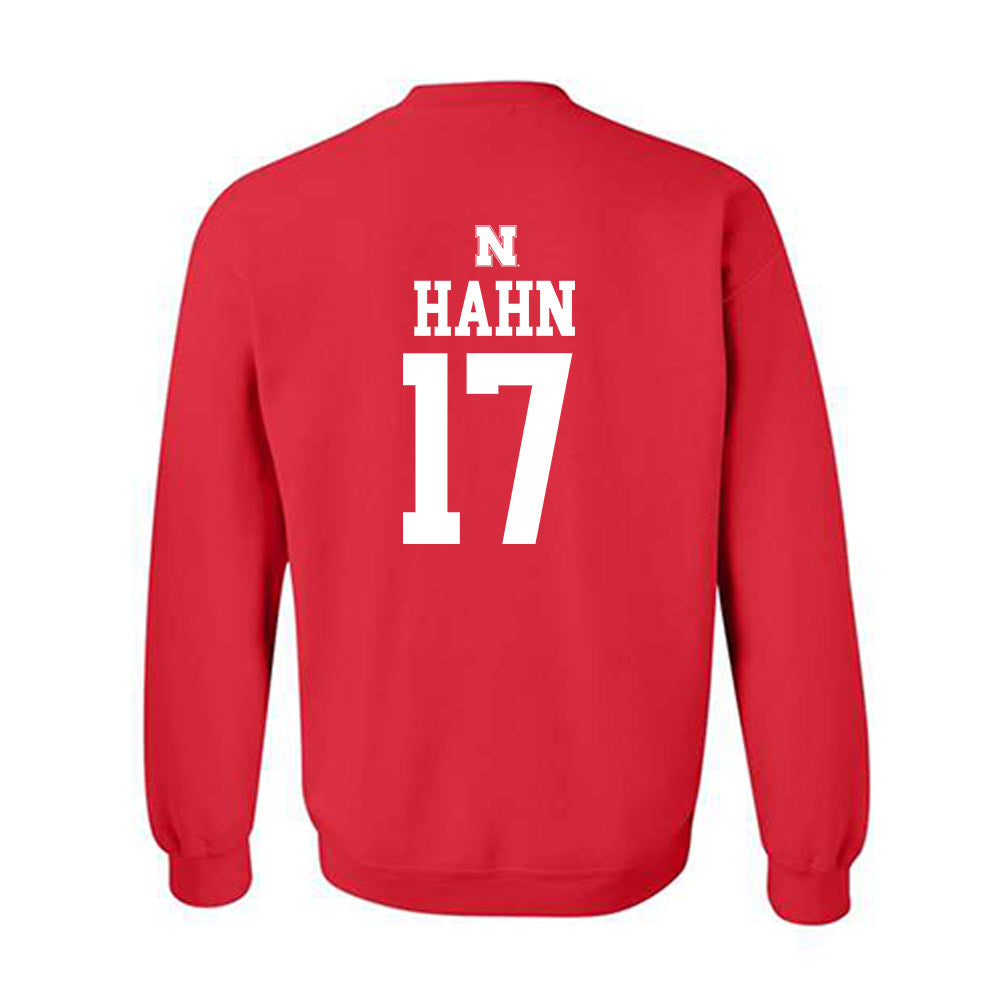 Nebraska - NCAA Football : Ty Hahn - Generic Red Shersey Sweatshirt